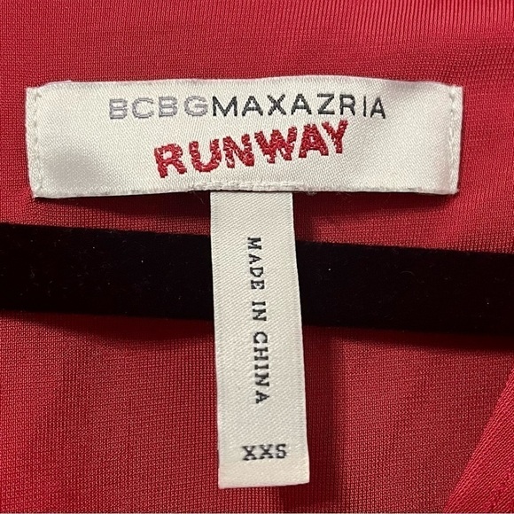 BCBGMAXAZRIA Runway Colorblock Dress Size XXS - Picture 9 of 10
